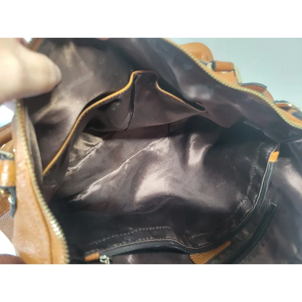 Kattee Genuine Leather Tote Bag Satchel Purse Brown Shoulder Handbag‎